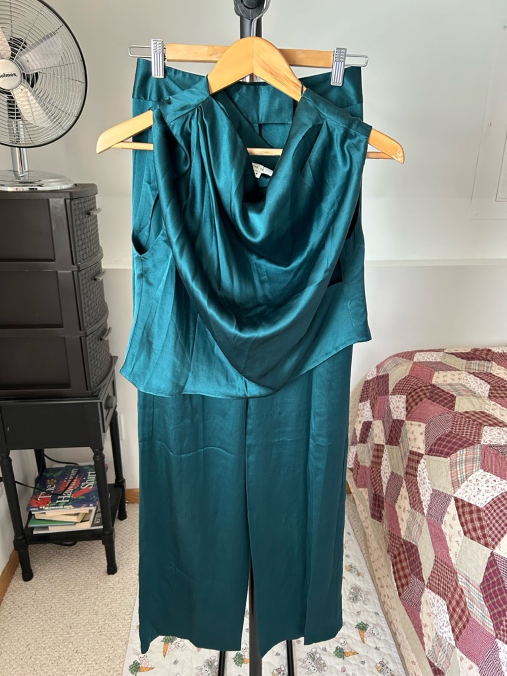 The Sei 100% Silk Set Teal 4